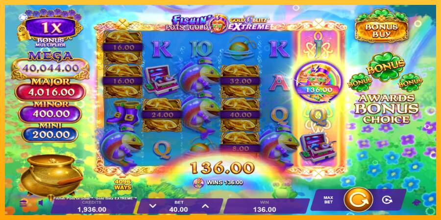 Fishin Pots of Gold: Gold Blitz Extreme 游戏机赚钱, 图片 3