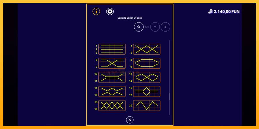 Cash 20 Queen of Luck 游戏机赚钱, 图片 7