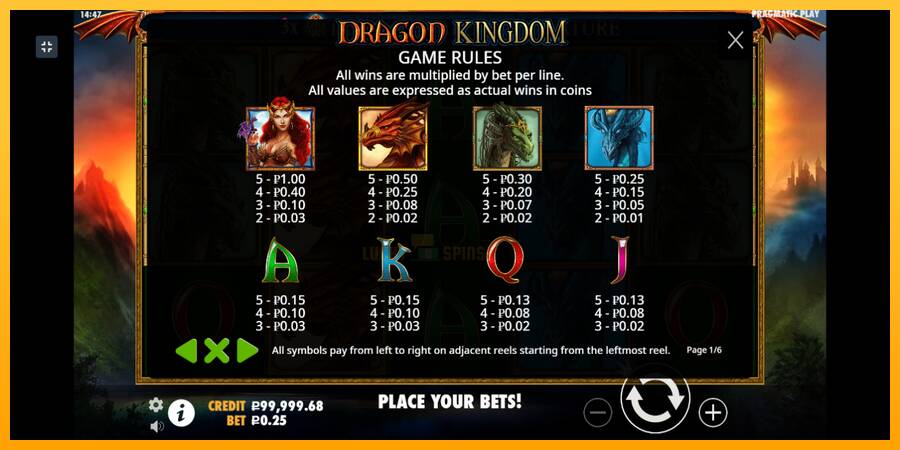 Dragon Kingdom 游戏机赚钱, 图片 4