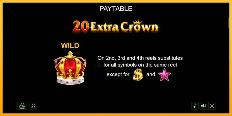 20 Extra Crown 游戏机赚钱, 图片 5