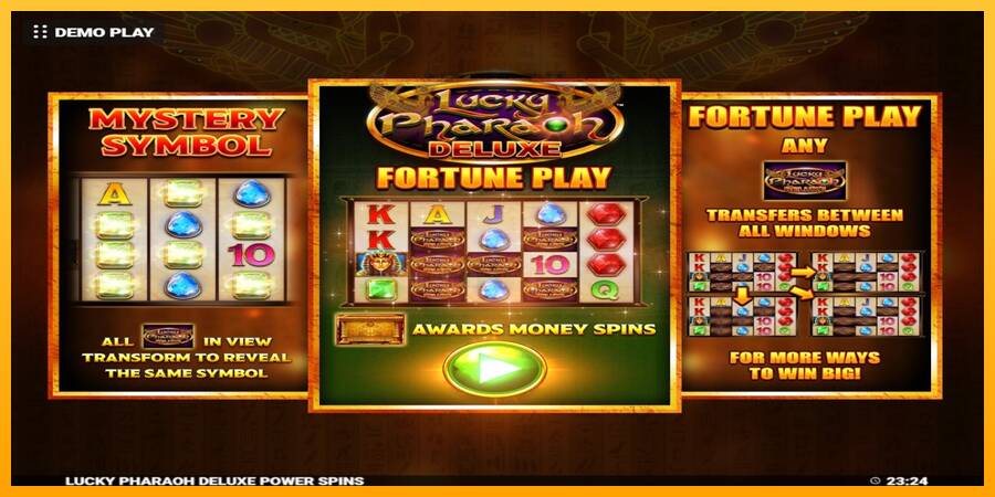 Lucky Pharaoh Deluxe Fortune Play 游戏机赚钱, 图片 1