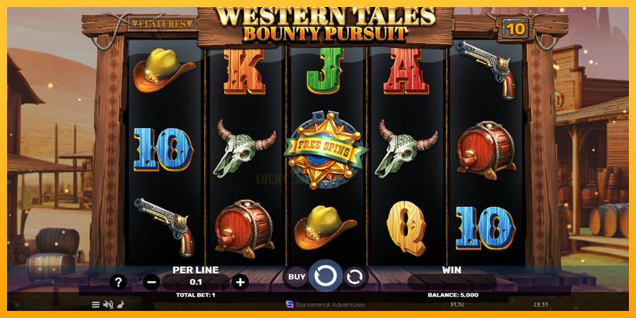 Western Tales - Bounty Pursuit 游戏机赚钱, 图片 2