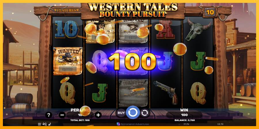 Western Tales - Bounty Pursuit 游戏机赚钱, 图片 4