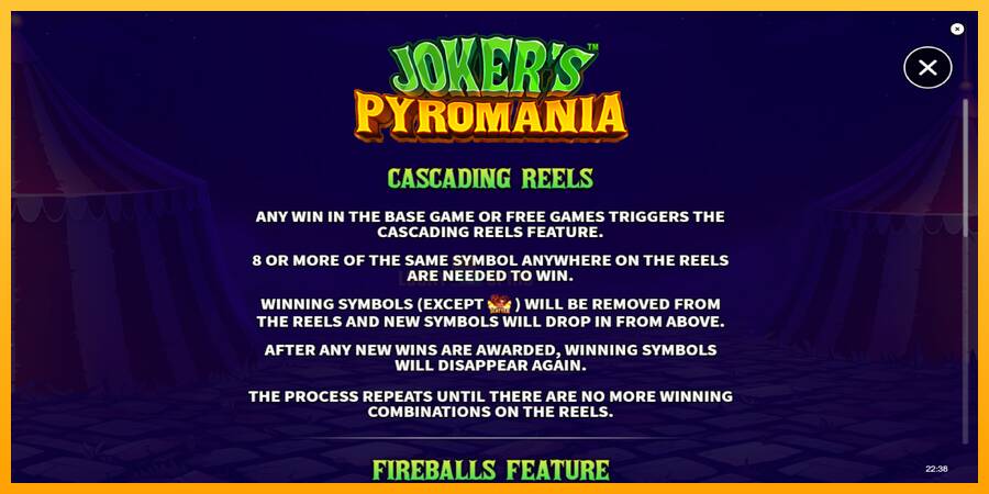 Jokers Pyromania 游戏机赚钱, 图片 5