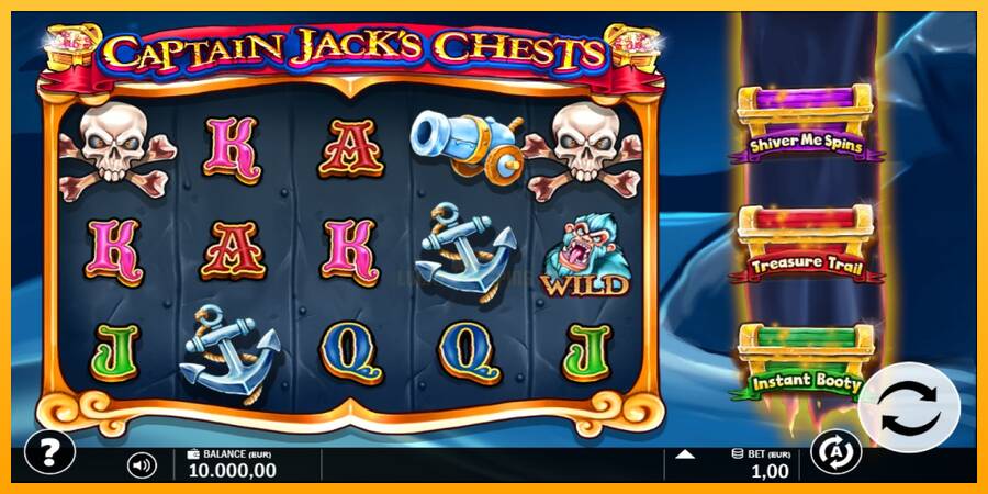 Captain Jacks Chests 游戏机赚钱, 图片 1