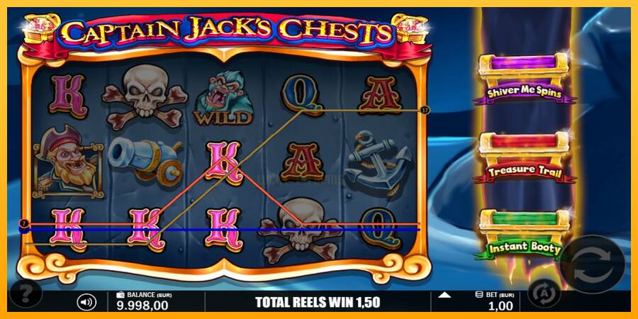 Captain Jacks Chests 游戏机赚钱, 图片 2