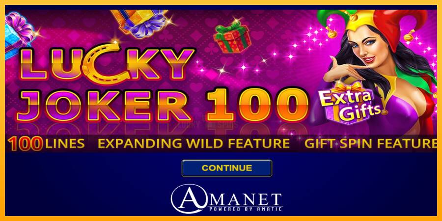 Lucky Joker 100 Extra Gifts 游戏机赚钱, 图片 1