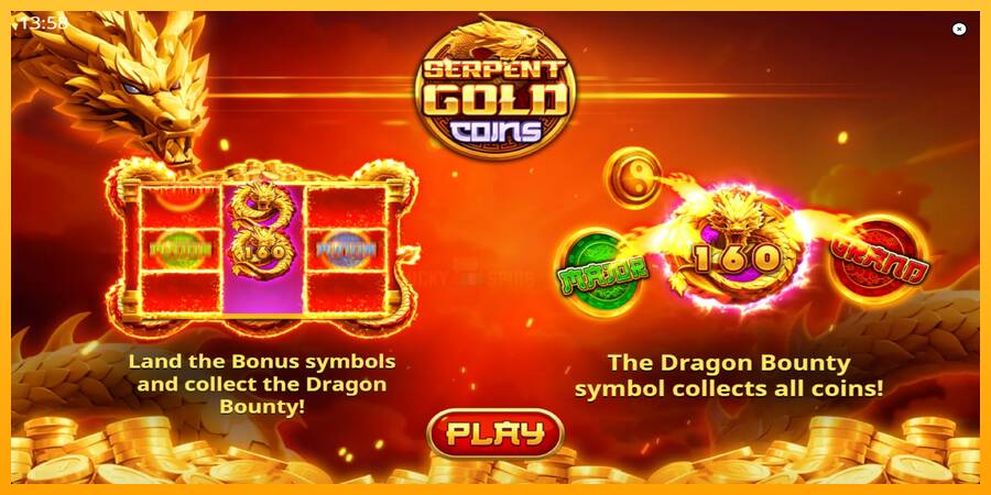 Serpent Gold Coins 游戏机赚钱, 图片 1