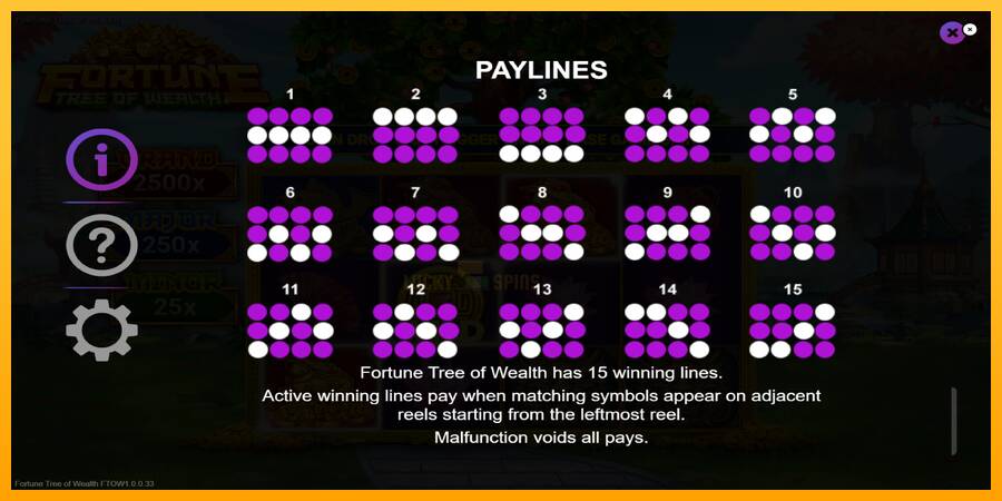 Fortune Tree of Wealth 游戏机赚钱, 图片 7