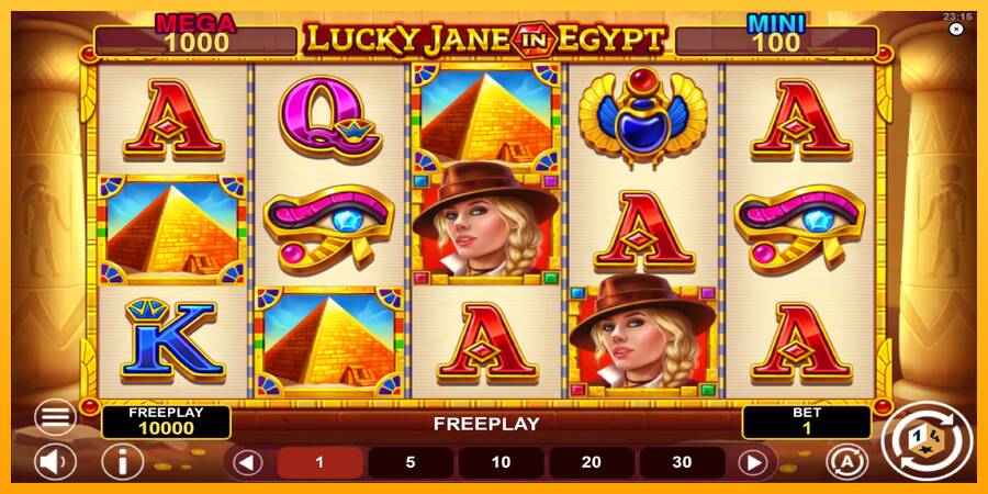 Lucky Jane in Egypt Hold & Win 游戏机赚钱, 图片 2