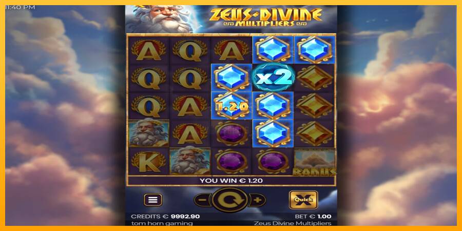 Zeus Divine Multipliers 游戏机赚钱, 图片 3