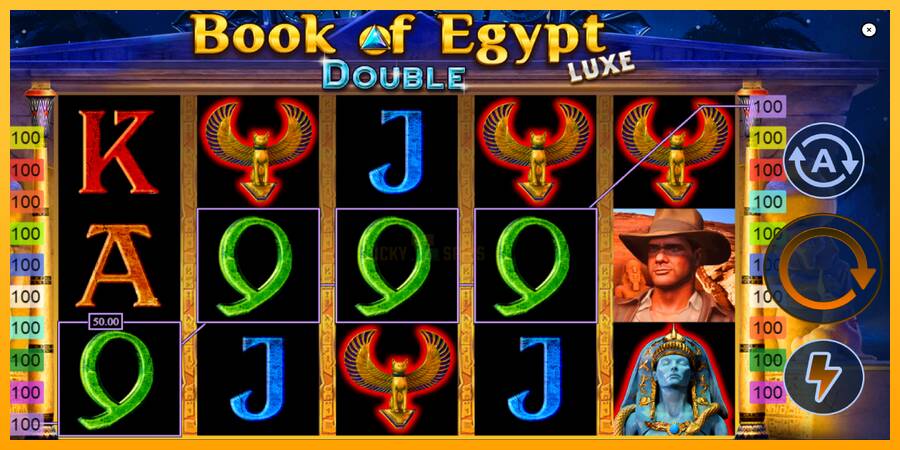 Book of Egypt Double Luxe 游戏机赚钱, 图片 4