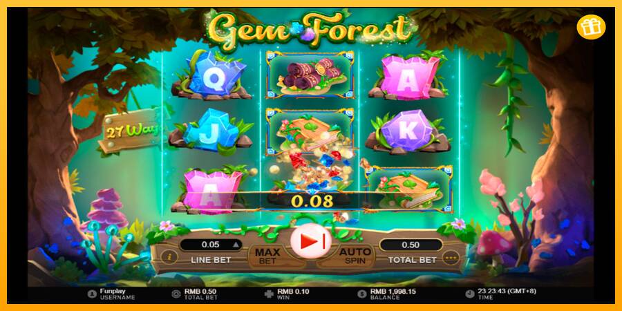 Gem Forest 游戏机赚钱, 图片 4