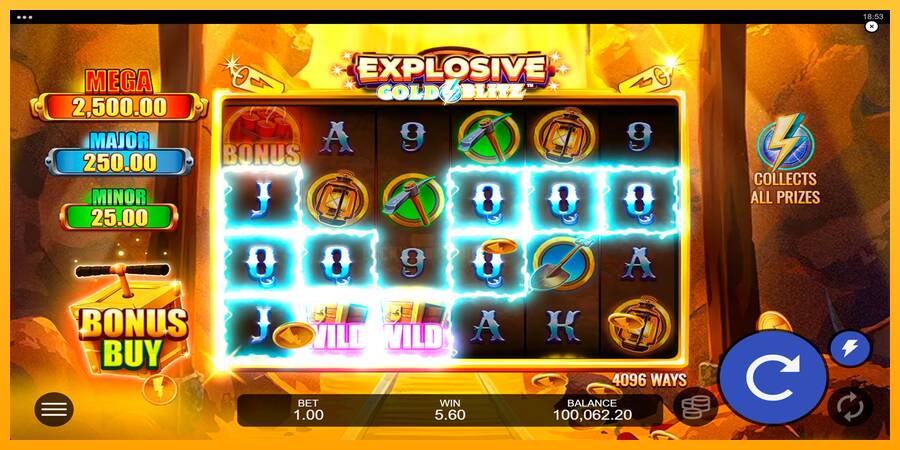 Explosive Gold Blitz 游戏机赚钱, 图片 5