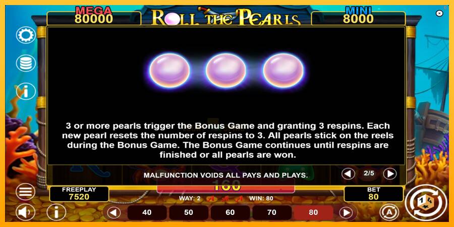 Roll The Pearls Hold & Win 游戏机赚钱, 图片 6