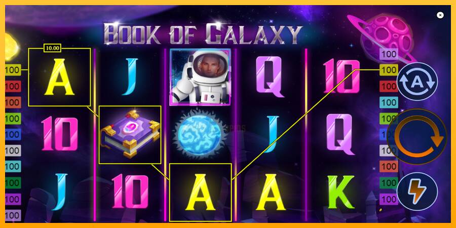 Book of Galaxy 游戏机赚钱, 图片 3