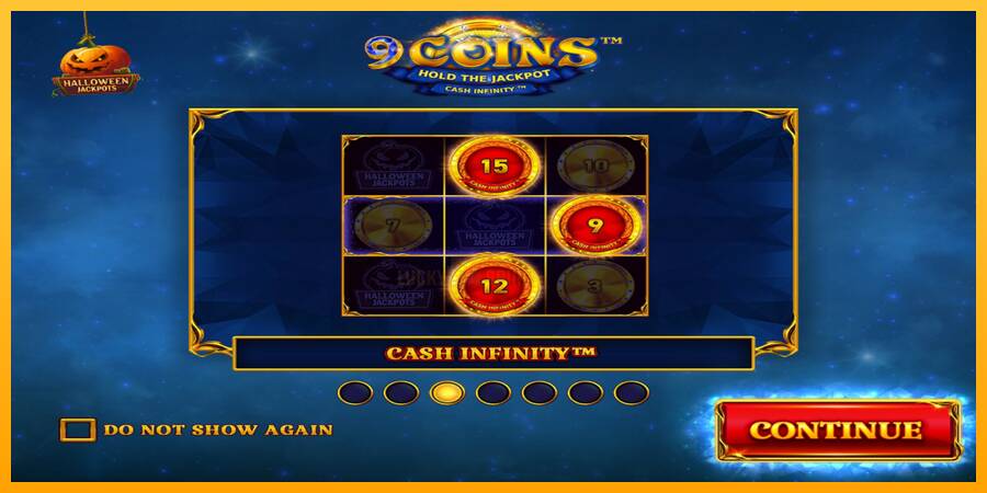 9 Coins Grand Diamond Edition Halloween Jackpots 游戏机赚钱, 图片 1