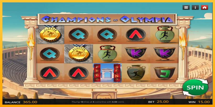 Champions of Olympia 游戏机赚钱, 图片 2