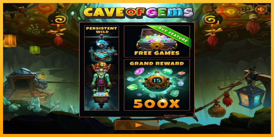 Cave of Gems 游戏机赚钱, 图片 1