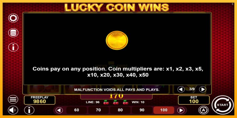 Lucky Coin Wins 游戏机赚钱, 图片 6