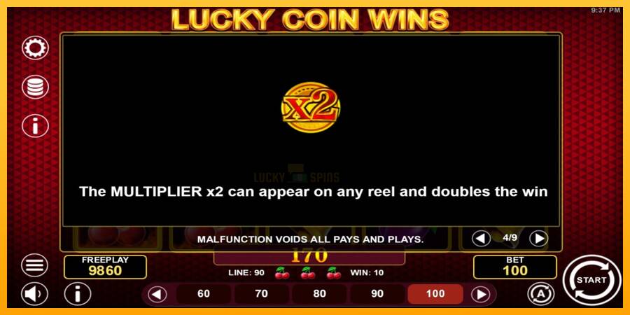 Lucky Coin Wins 游戏机赚钱, 图片 7