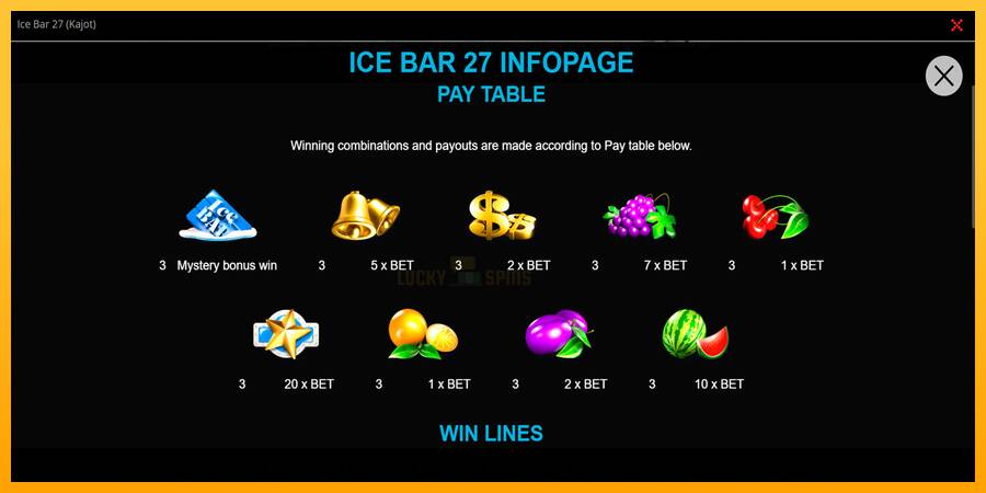 Ice Bar 27 游戏机赚钱, 图片 2