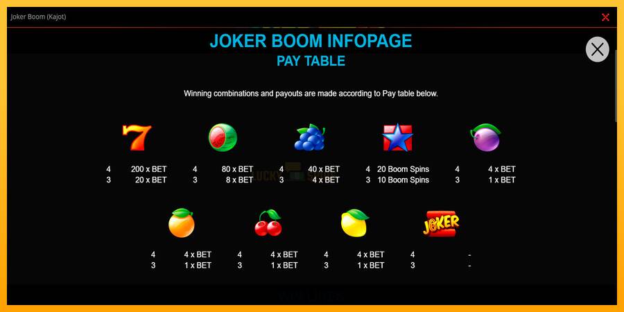 Joker Boom 游戏机赚钱, 图片 2