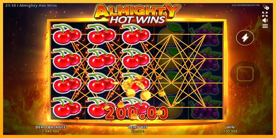 Almighty Hot Wins 游戏机赚钱, 图片 2