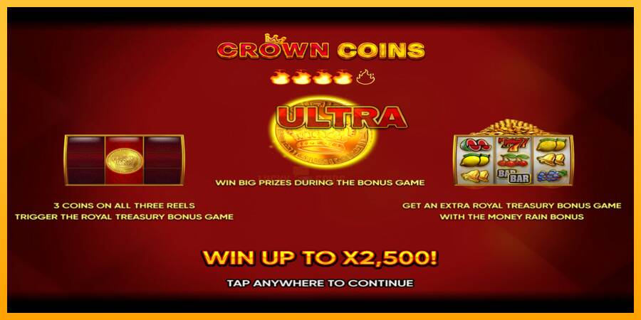 Crown Coins 游戏机赚钱, 图片 1