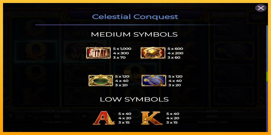 Celestial Conquest 游戏机赚钱, 图片 6