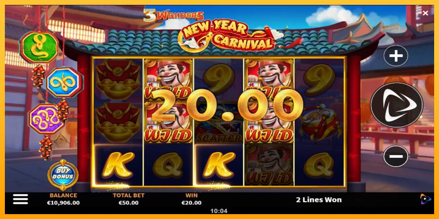 3 Wonders New Year Carnival 游戏机赚钱, 图片 4