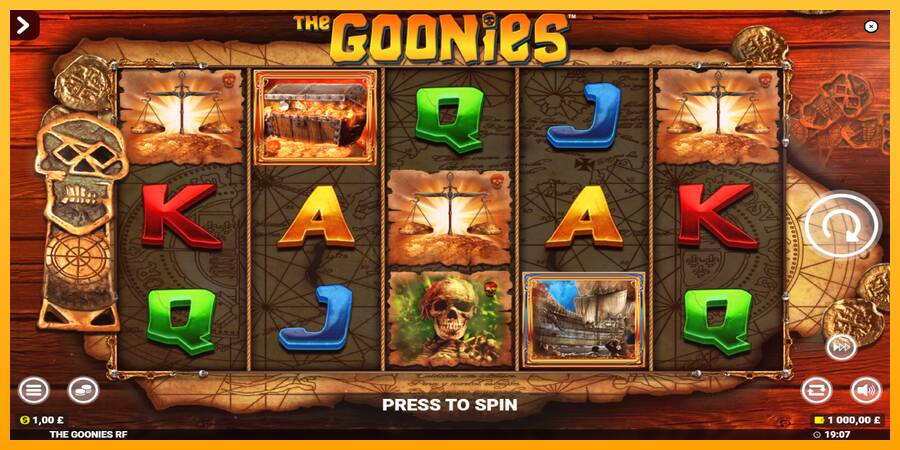 The Goonies Deluxe Rapid Fire Jackpots 游戏机赚钱, 图片 2