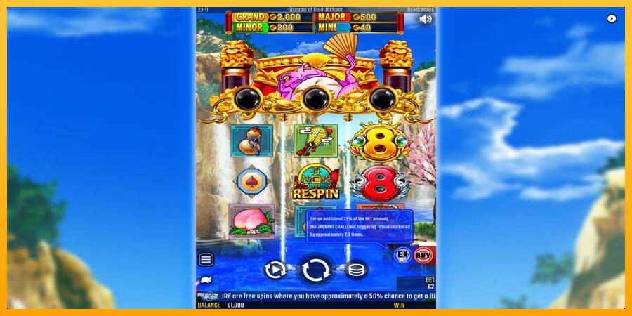 Dreams of Gold Jackpot 游戏机赚钱, 图片 2