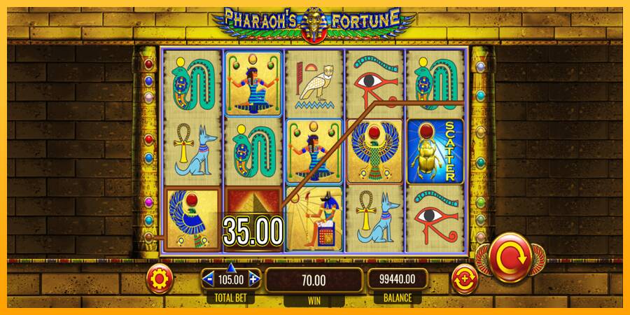 Pharaohs Fortune 游戏机赚钱, 图片 3