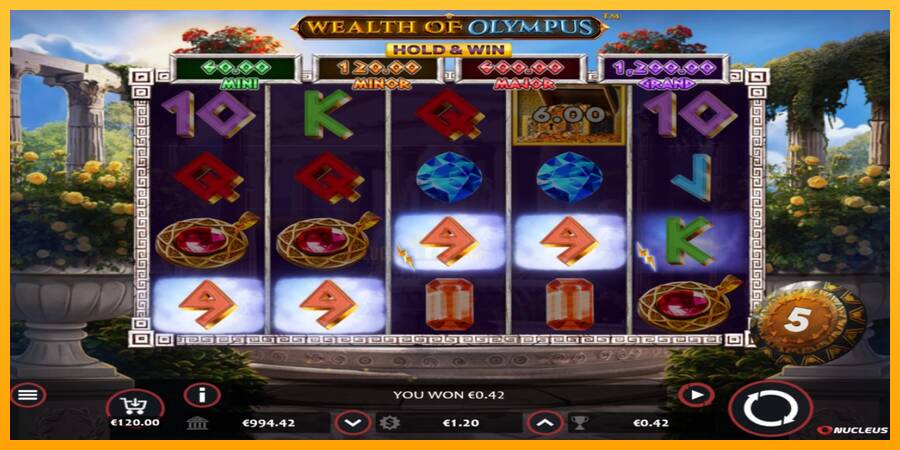 Wealth of Olympus 游戏机赚钱, 图片 2