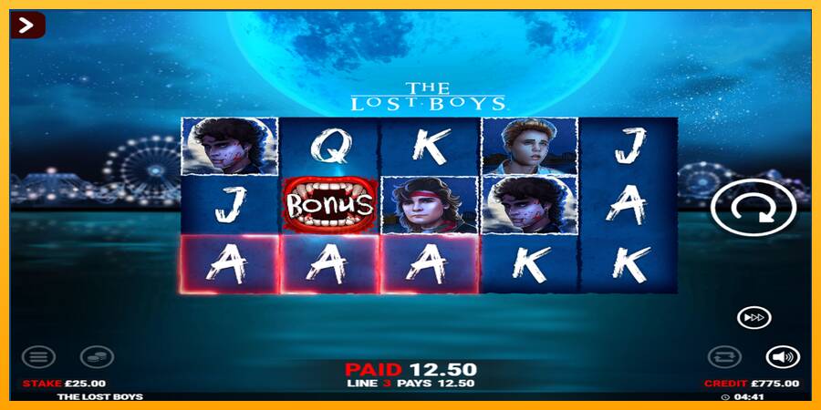 The Lost Boys Rapid Fire Jackpots 游戏机赚钱, 图片 2