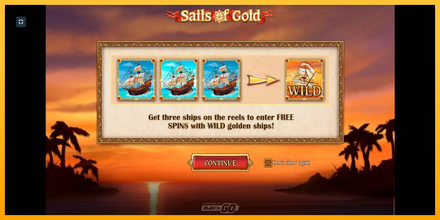 Sails of Gold 游戏机赚钱, 图片 1