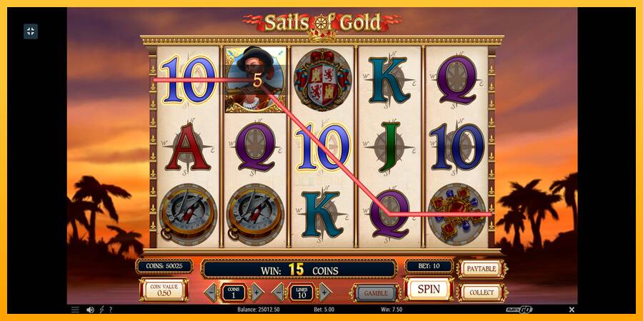 Sails of Gold 游戏机赚钱, 图片 5