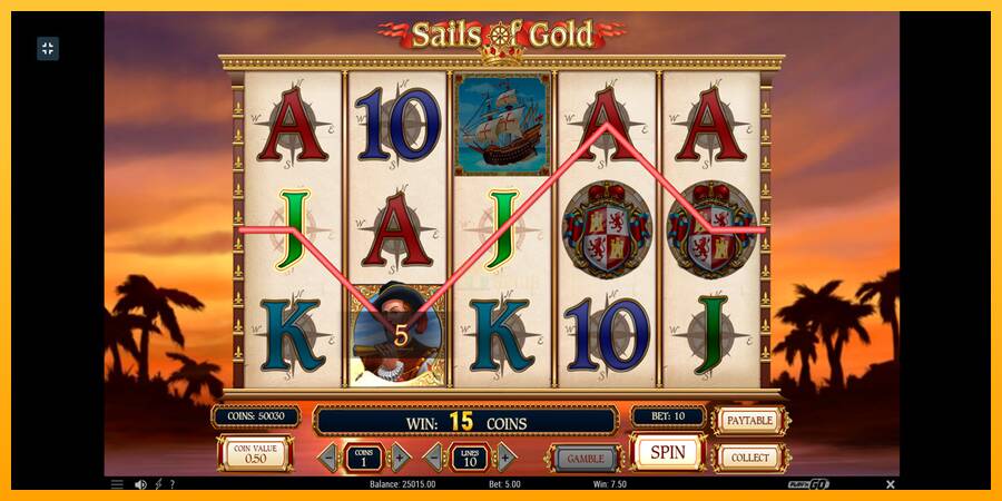 Sails of Gold 游戏机赚钱, 图片 6