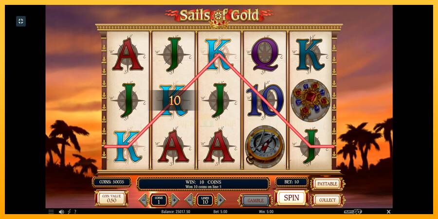 Sails of Gold 游戏机赚钱, 图片 7