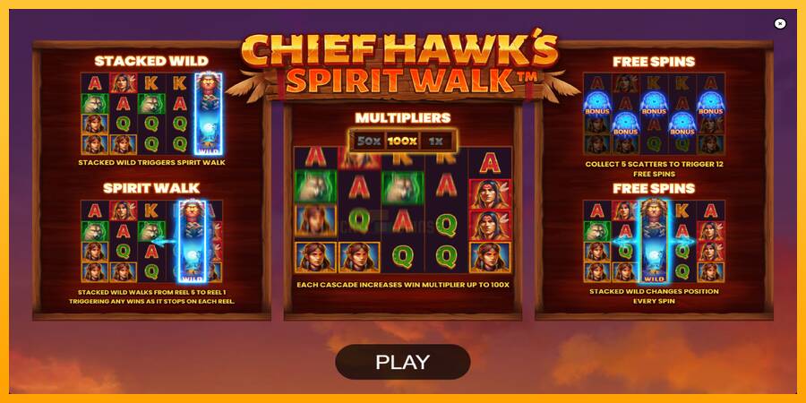 Chief Hawk’s Spirit Walk 游戏机赚钱, 图片 1