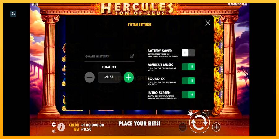 Hercules Son of Zeus 游戏机赚钱, 图片 2