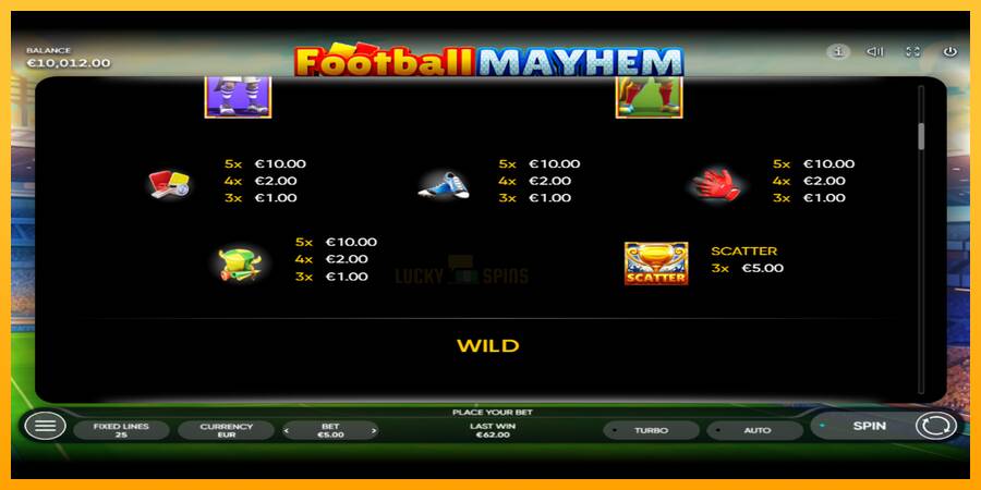 Football Mayhem 游戏机赚钱, 图片 6