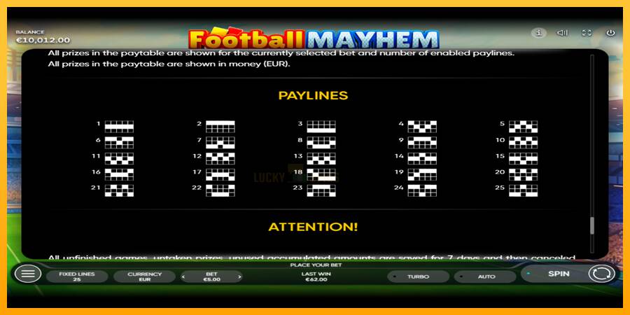 Football Mayhem 游戏机赚钱, 图片 7