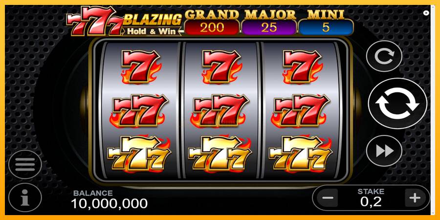 777 Blazing Hold & Win 游戏机赚钱, 图片 1