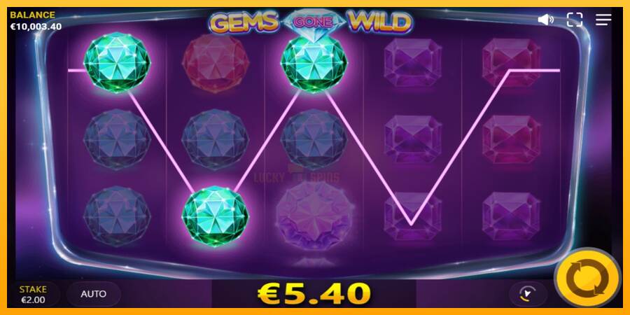 Gems Gone Wild 游戏机赚钱, 图片 2