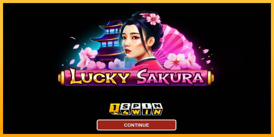 Lucky Sakura Win Spins 游戏机赚钱, 图片 1