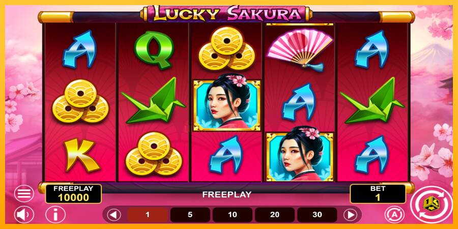 Lucky Sakura Win Spins 游戏机赚钱, 图片 2