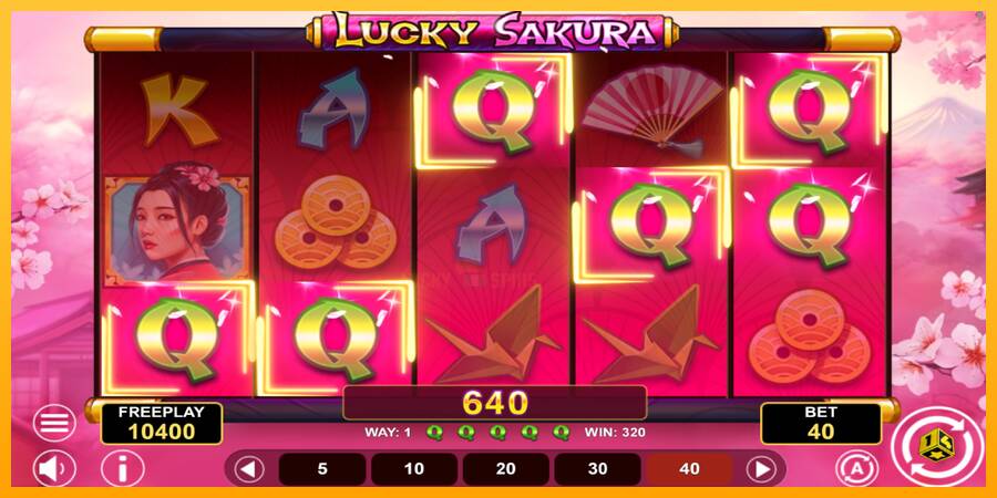 Lucky Sakura Win Spins 游戏机赚钱, 图片 3