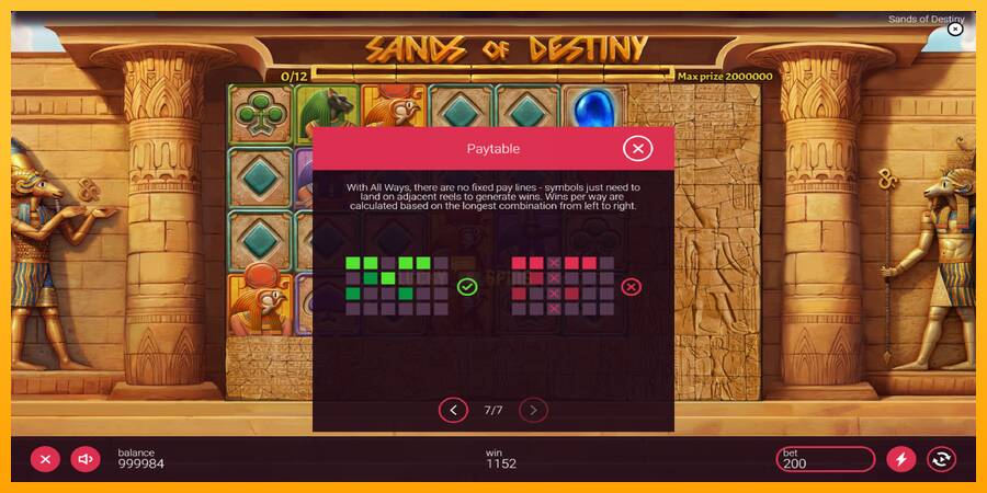 Sands of Destiny 游戏机赚钱, 图片 7